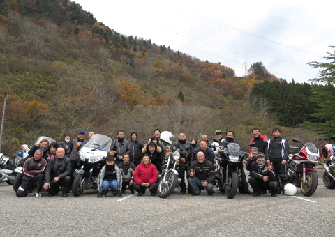 栄輪道楽会 福島県、山都 一ノ木 新そばツーリング