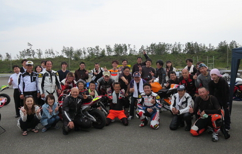 HRCワークスライダー 秋吉さんを招いて 貸し切り練習会