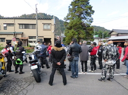栄輪道楽会 福島県 山都 一ノ木 新そばツーリング