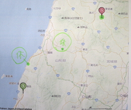 深緑の秋田稲庭ツーリング