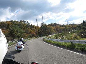 紅葉の山都一ノ木 新そばツーリング